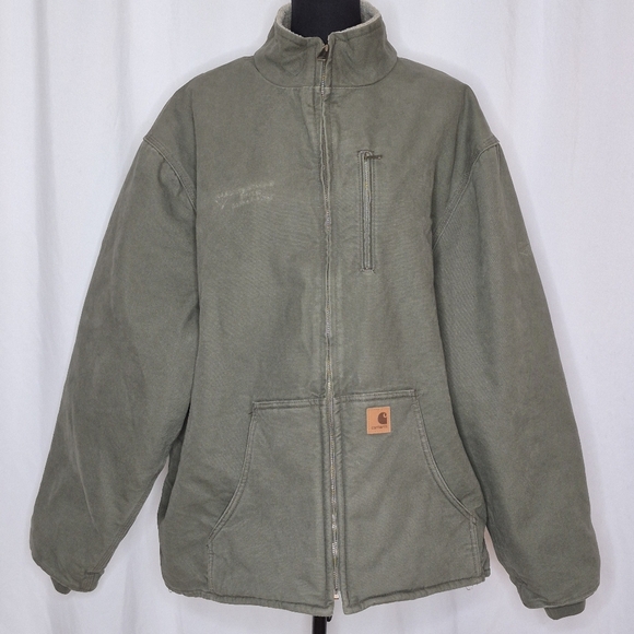 Carhartt Sherpa Lined Duck Jacket - 2XL - Picture 1 of 16